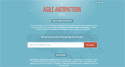 Desktop Screenshot of agileantipatterns.com
